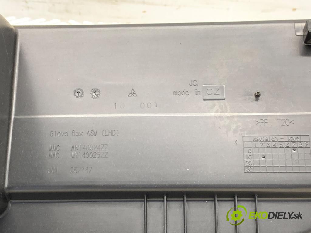 MITSUBISHI COLT VI (Z3_A, Z2_A) 2002 - 2012    1.3 70 kW [95 KM] benzyna 2004 - 2012  Priehradka, kastlík spolujazdca  (Priehradka, kastlík)