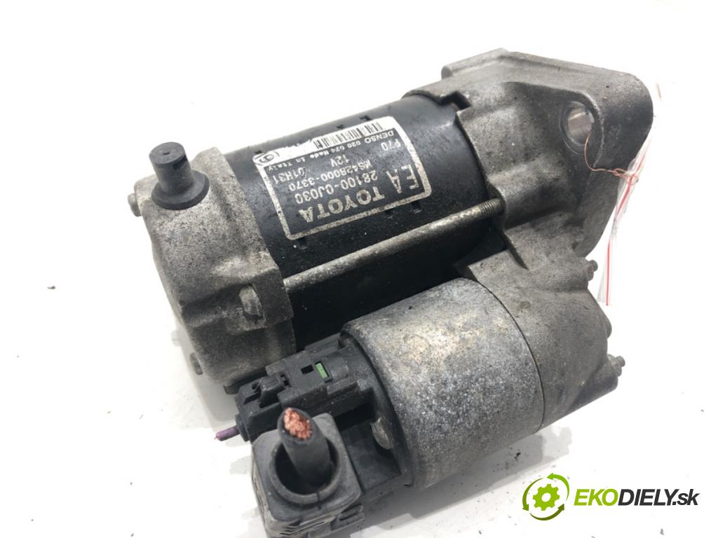TOYOTA YARIS (_P9_) 2005 - 2014    1.3 VVT-i (SCP90_) 64 kW [87 KM] benzyna 2005 - 2010  Štartér 28100-0J030 (Štartér)