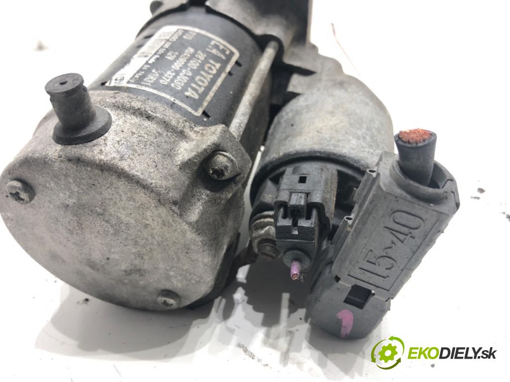 TOYOTA YARIS (_P9_) 2005 - 2014    1.3 VVT-i (SCP90_) 64 kW [87 KM] benzyna 2005 - 2010  Štartér 28100-0J030 (Štartér)