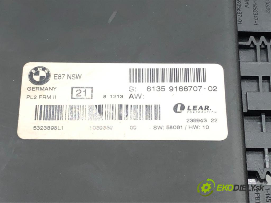 BMW 1 (E87) 2003 - 2013    118 d 105 kW [143 KM] olej napędowy 2007 - 2011  modul světel 9166707 (Ostatní)