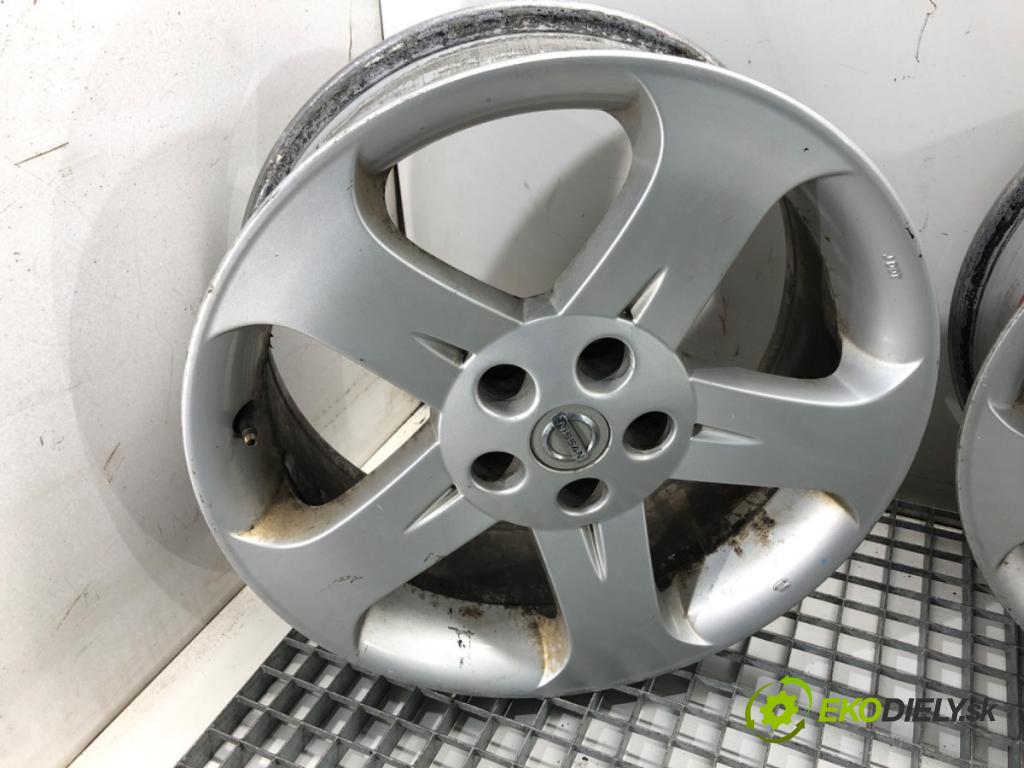 NISSAN MURANO Z50 SUV 2006 172 kW 3.5 3498 disky hliníkové 17 7,5J 5X114,3 66,6 ET 36