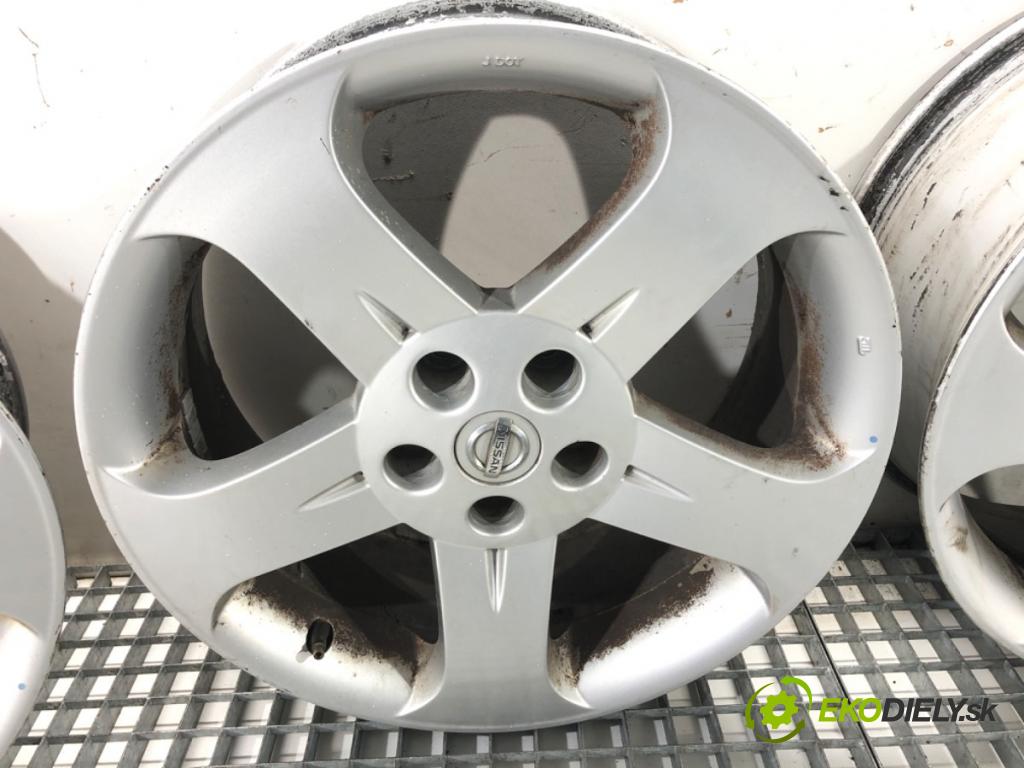 NISSAN MURANO Z50 SUV 2006 172 kW 3.5 3498 disky hliníkové 17 7,5J 5X114,3 66,6 ET 36