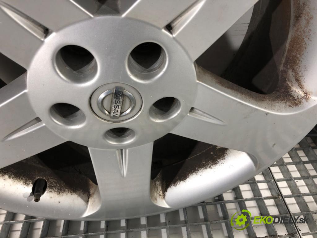 NISSAN MURANO Z50 SUV 2006 172 kW 3.5 3498 disky hliníkové 17 7,5J 5X114,3 66,6 ET 36