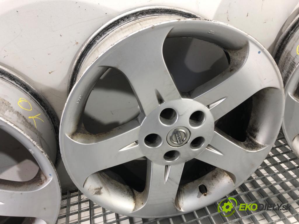 NISSAN MURANO Z50 SUV 2006 172 kW 3.5 3498 disky hliníkové 17 7,5J 5X114,3 66,6 ET 36