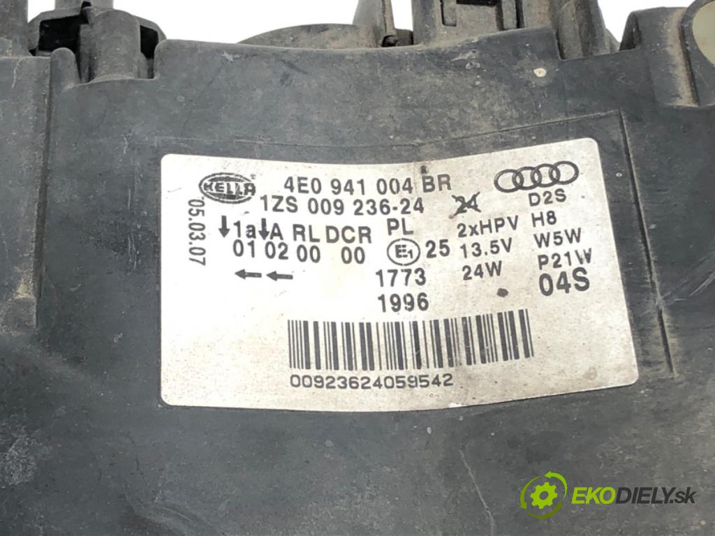 AUDI A8 D3 sedan 2003 202 kW 4.0 TDI quattro 3936 Svetlomet pravy predný XENON 4E0941004BR