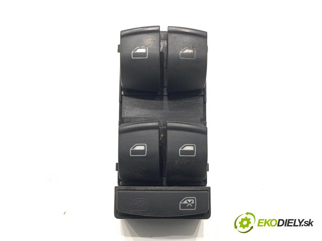 AUDI A8 D3 sedan 2003 202 kW 4.0 TDI quattro 3936 Prepínač okien 4E0959851B (Prepínacie páčky pod volantom)