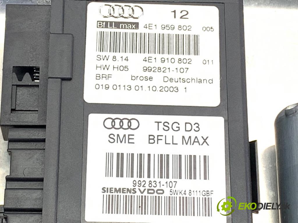 AUDI A8 D3 sedan 2003 202 kW 4.0 TDI quattro 3936 mechanismus okna pravý přední část 4E1959802