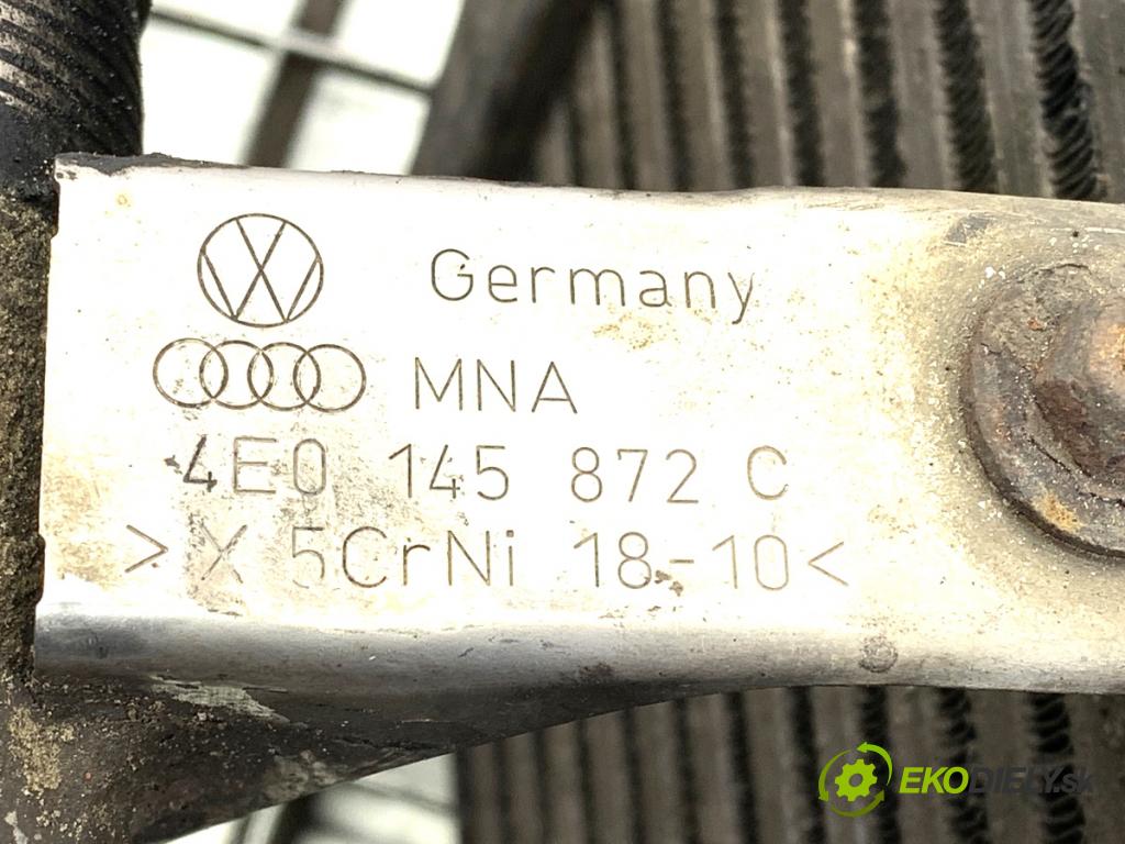 AUDI A8 D3 (4E2, 4E8) 2002 - 2010    4.0 TDI quattro 202 kW [275 KM] olej napędowy 2003 - 2005  intercooler pravy 4E0145872C (Intercooler (chladič nasávaného vzduchu))