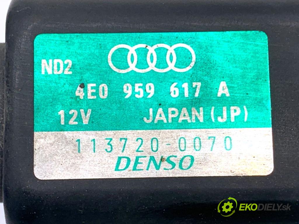 AUDI A8 D3 sedan 2003 202 kW 4.0 TDI quattro 3936 Magnetický ventil vody 4E0959617A (Elektrosúčasti ostatné)