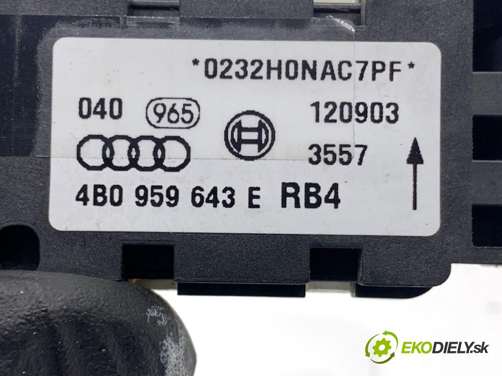 AUDI A8 D3 sedan 2003 202 kW 4.0 TDI quattro 3936 Snímač nárazu 4B0959643E (Snímač nárazu)