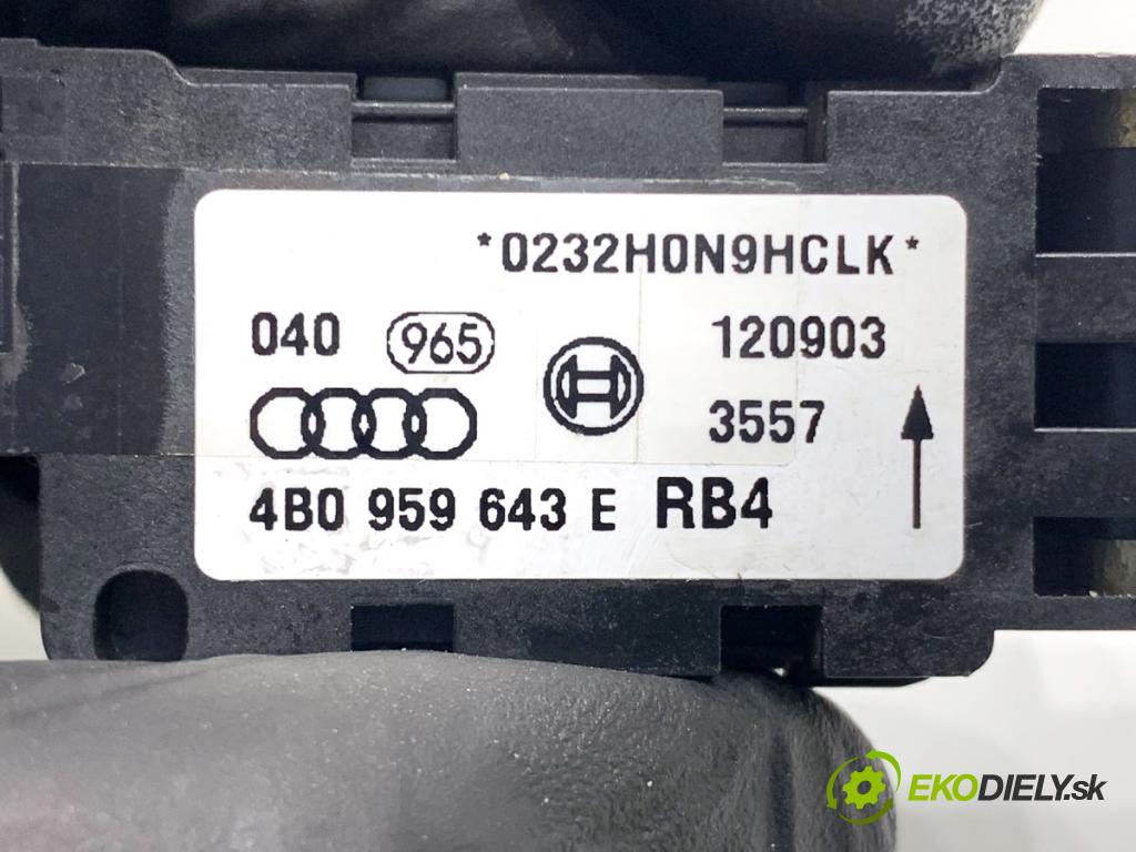 AUDI A8 D3 sedan 2003 202 kW 4.0 TDI quattro 3936 Snímač nárazu 4B0959643E (Snímač nárazu)