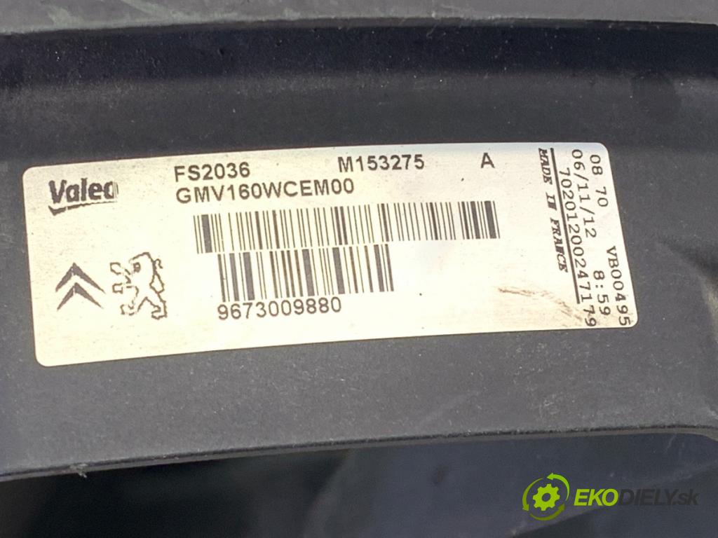 PEUGEOT PARTNER II Nadwozie pełne/minivan 2012 66 kW 1.6 HDi 1560 Ventilátor chladiča 9673009880 (Ventilátor)