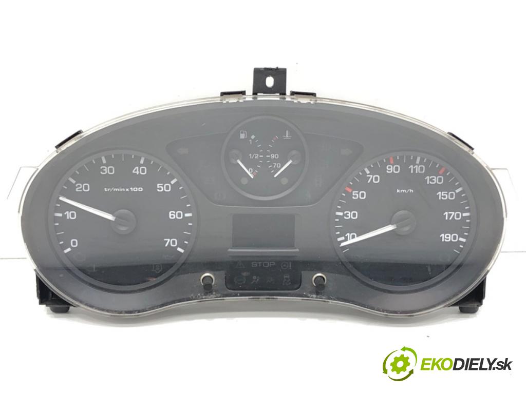 PEUGEOT PARTNER II Nadwozie pełne/minivan 2012 66 kW 1.6 HDi 1560 Prístrojovka 555001310104 (Prístrojová doska, displej)