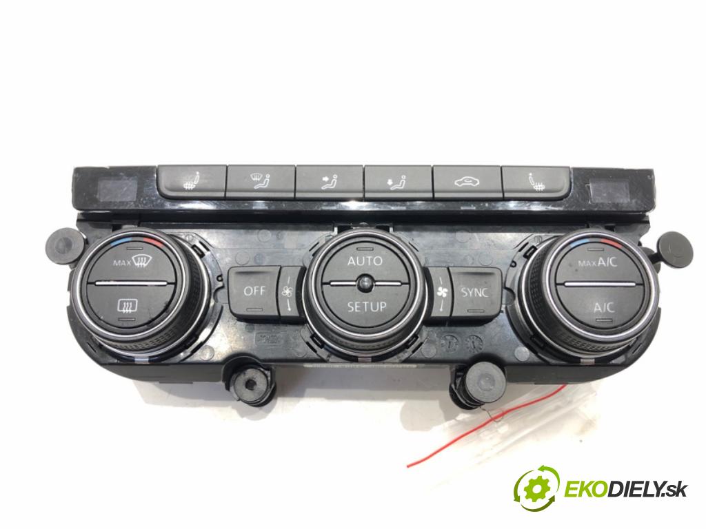 VW GOLF VII liftback 2013 77 kW 1.2 TSI 1197 Panel ovládania kúrenia 5G0907044AA (Prepínacie páčky pod volantom)
