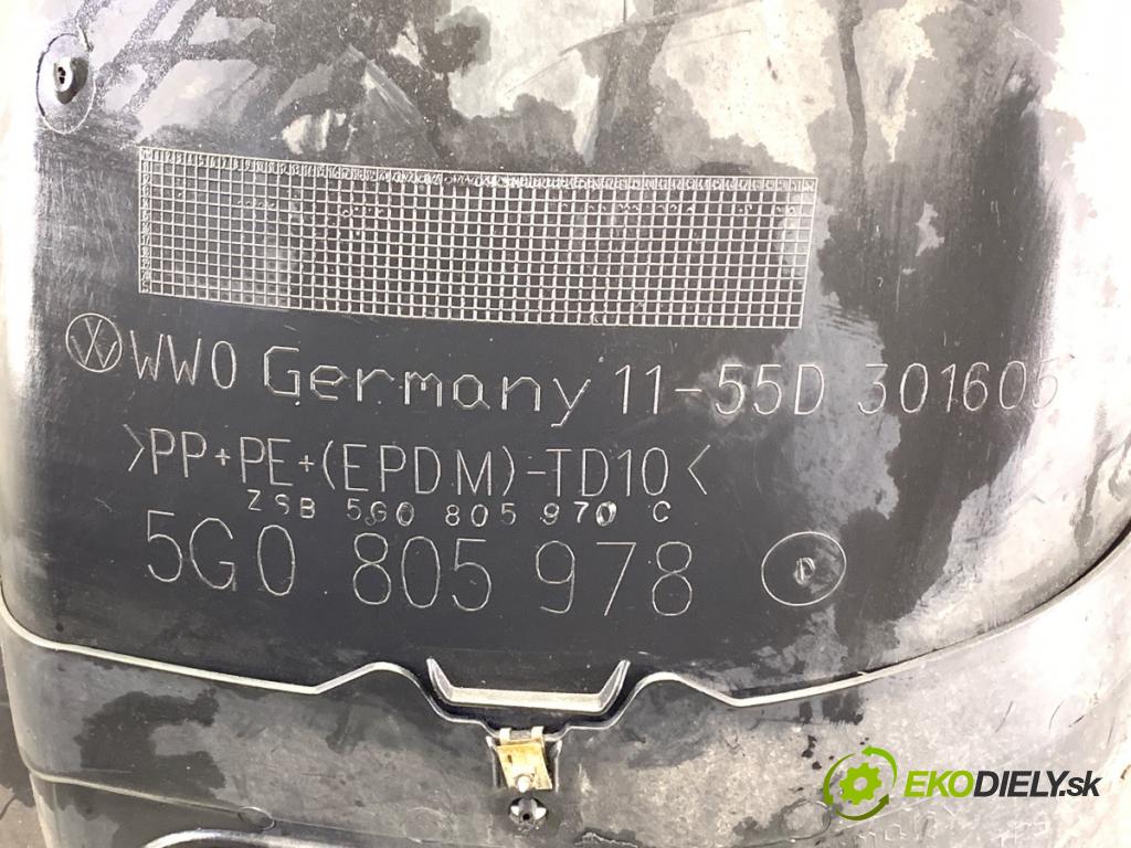 VW GOLF VII liftback 2013 77 kW 1.2 TSI 1197 podblatník pravý přední část 5G0805978