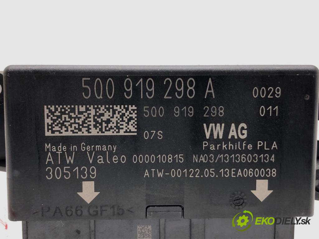 VW GOLF VII liftback 2013 77 kW 1.2 TSI 1197 Modul PDC 5Q0919298A (Riadiaca jednotka ostatné)