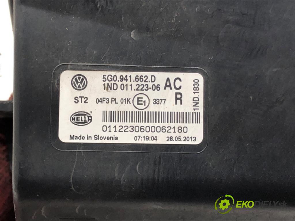 VW GOLF VII liftback 2013 77 kW 1.2 TSI 1197 hmlové svetlo, hmlovka pravý přední část 5G0941662D