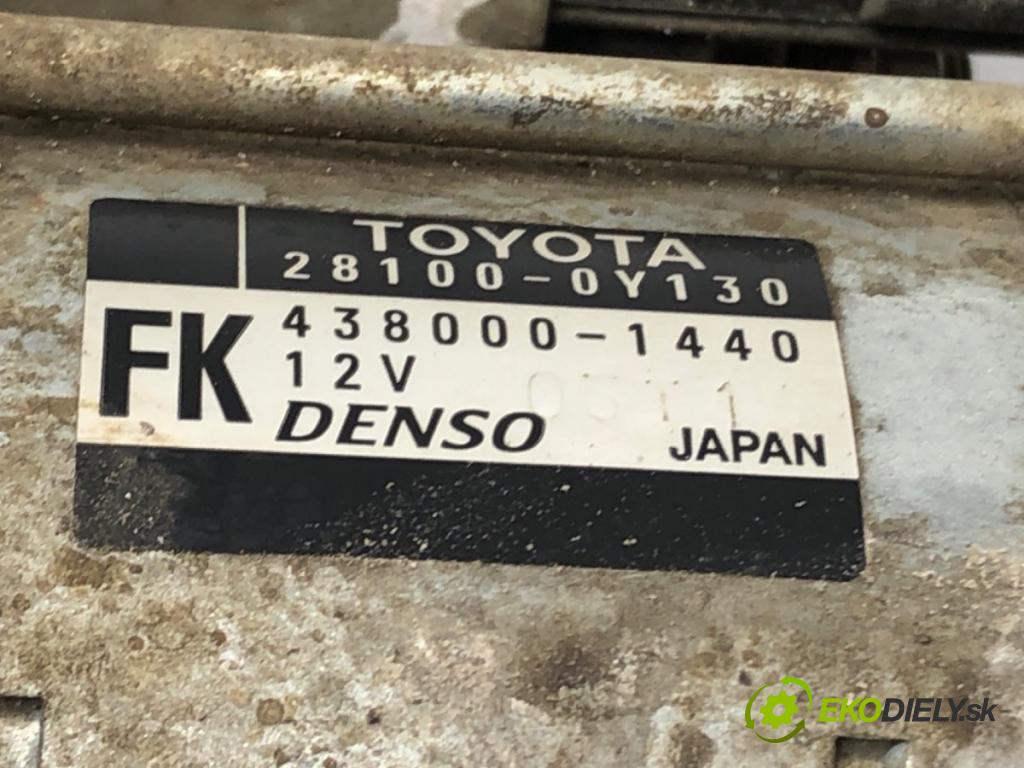 TOYOTA YARIS (_P13_) 2010 - 2022    1.3 (NSP130_) 73 kW [99 KM] benzyna 2011 - 2022  Štartér 28100-0Y130 (Štartér)
