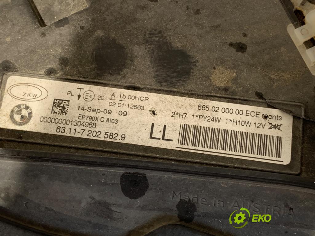BMW E91 Kombi 2009 105 kW 318 i 1995 světlomet pravý přední část 7202582