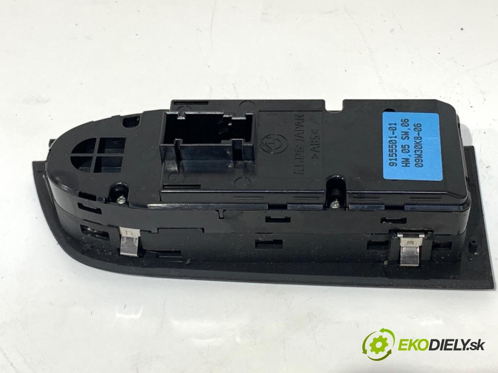 BMW 3 Touring (E91) 2004 - 2012    318 i 105 kW [143 KM] benzyna 2007 - 2012  Prepínač okien 9155501 (Prepínacie páčky pod volantom)