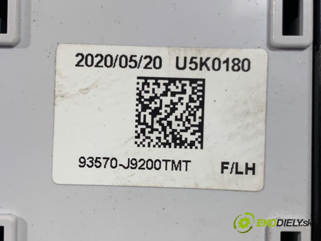 HYUNDAI KONA SUV 2020 150 kW EV  Prepínač okien 93570-J9200TMT (Prepínacie páčky pod volantom)