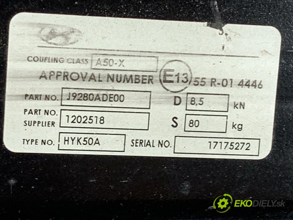 HYUNDAI KONA SUV 2020 150 kW EV  Hák tažné zařízení J9280ADE00 (Tažná zařízení)