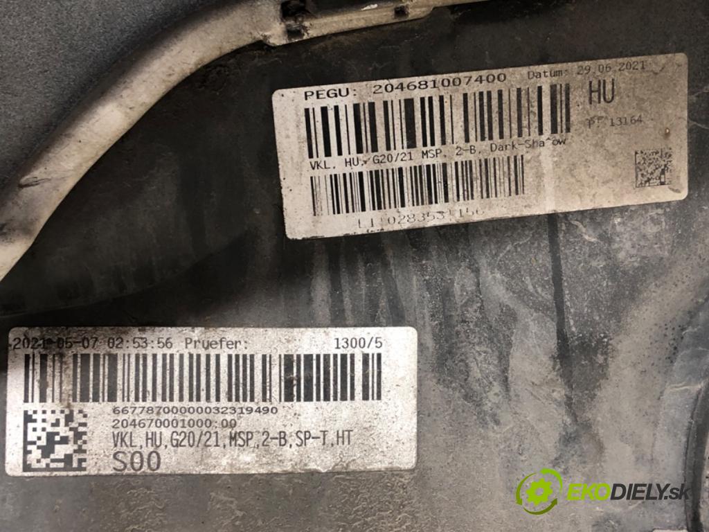 BMW G21 Kombi 2021 190 kW 330 i 1998 nárazník zadní část A96 (Ostatné)
