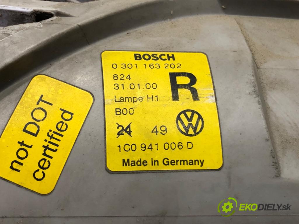 VW NEW BEETLE liftback 2000 66 kW 1.9 TDI 1896 světlomet pravý přední část 1C0941006D