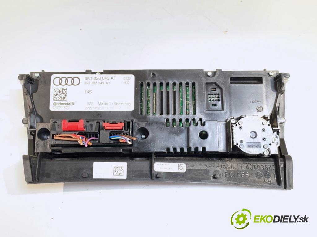 AUDI A4 B8 sedan 2014 140 kW 2.0 TDI 1968 Panel ovládania kúrenia 8K1820043AT (Prepínacie páčky pod volantom)