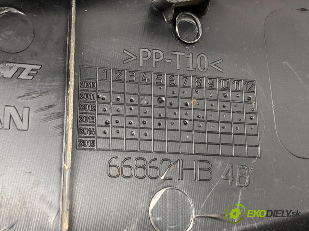 NISSAN MICRA K13 liftback 2014 59 kW 1.2 1198 Torpédo, plast pod čelné okno 66862HBAB (Torpédo (plast pod čelným sklom))