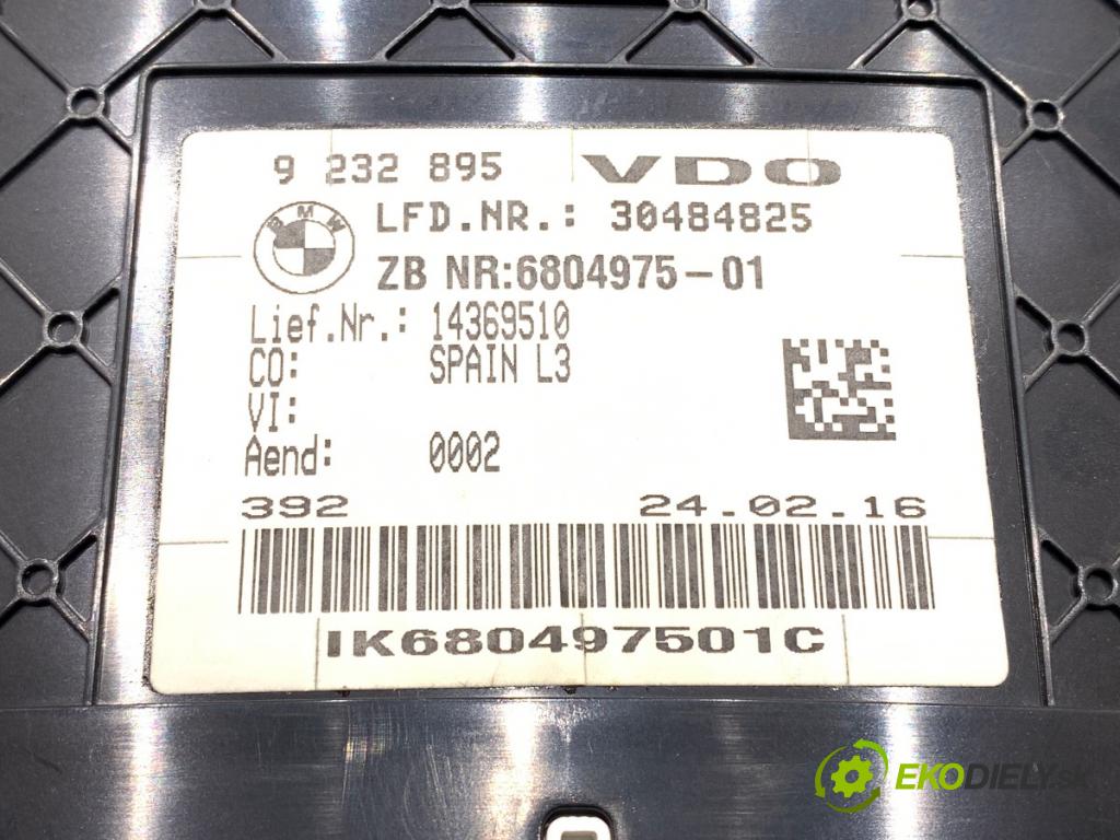 BMW F30 sedan 2016 180 kW 328 i 1997 Prístrojovka 9232895 (Prístrojová doska, displej)