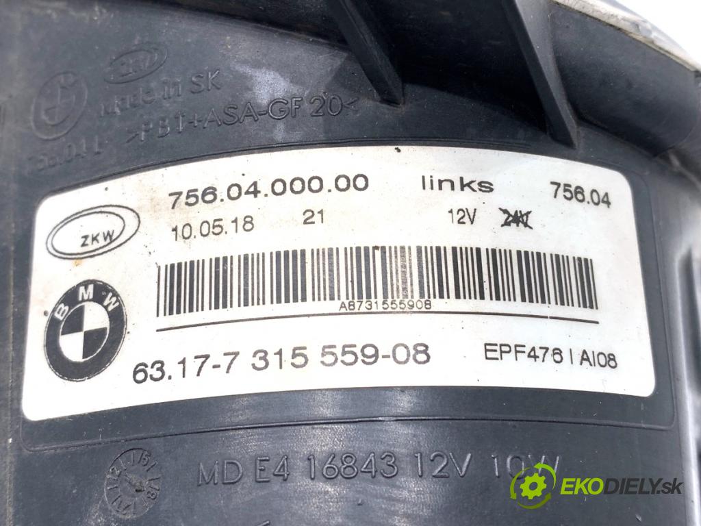 BMW F30 sedan 2016 180 kW 328 i 1997 hmlové svetlo, hmlovka levý přední část 731555908