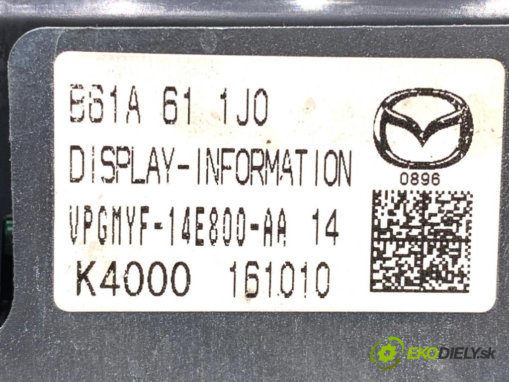 MAZDA 3 BM liftback 2016 121 kW 2.0 1998 Dislpej B61A611J0 (Prístrojová doska)
