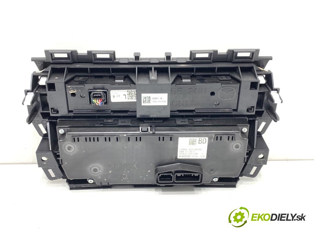 MAZDA 3 BM liftback 2016 121 kW 2.0 1998 Panel ovládania kúrenia VPGALH-18C612-BB (Prepínacie páčky pod volantom)