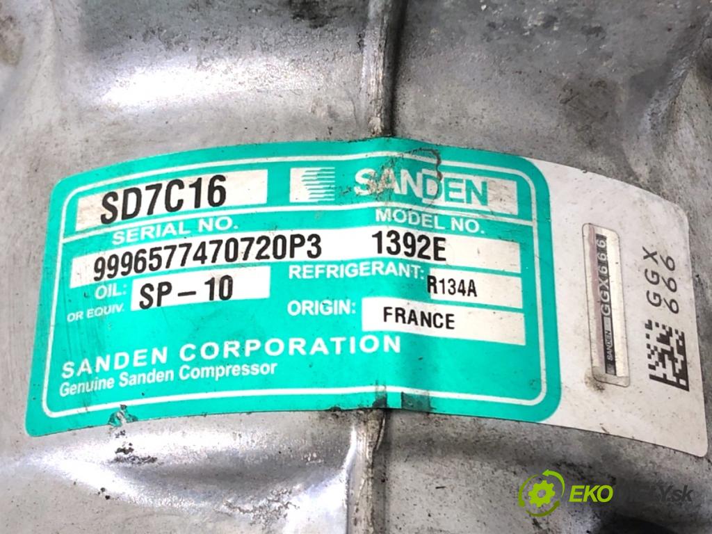 PEUGEOT 508 SW I Kombi 2012 100 kW 2.0 HDi 1997 Kompresor klimatizácie SD7C16 (Kompresor klimatizácie)