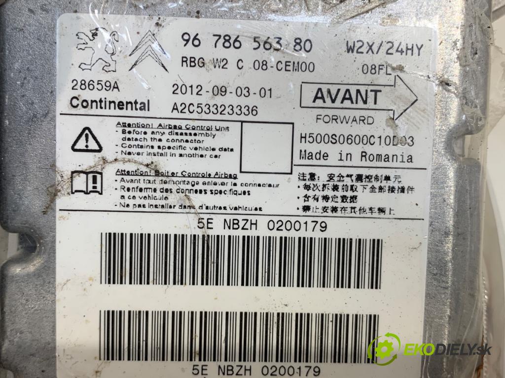 PEUGEOT 508 SW I Kombi 2012 100 kW 2.0 HDi 1997 senzor airbag 9678656380 (Snímač)