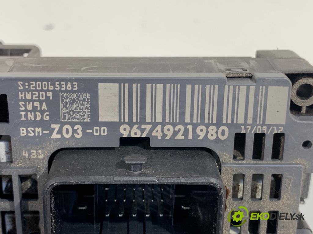 PEUGEOT 508 SW I Kombi 2012 100 kW 2.0 HDi 1997 Modul BSM 9674921980 (Riadiaca jednotka ostatné)