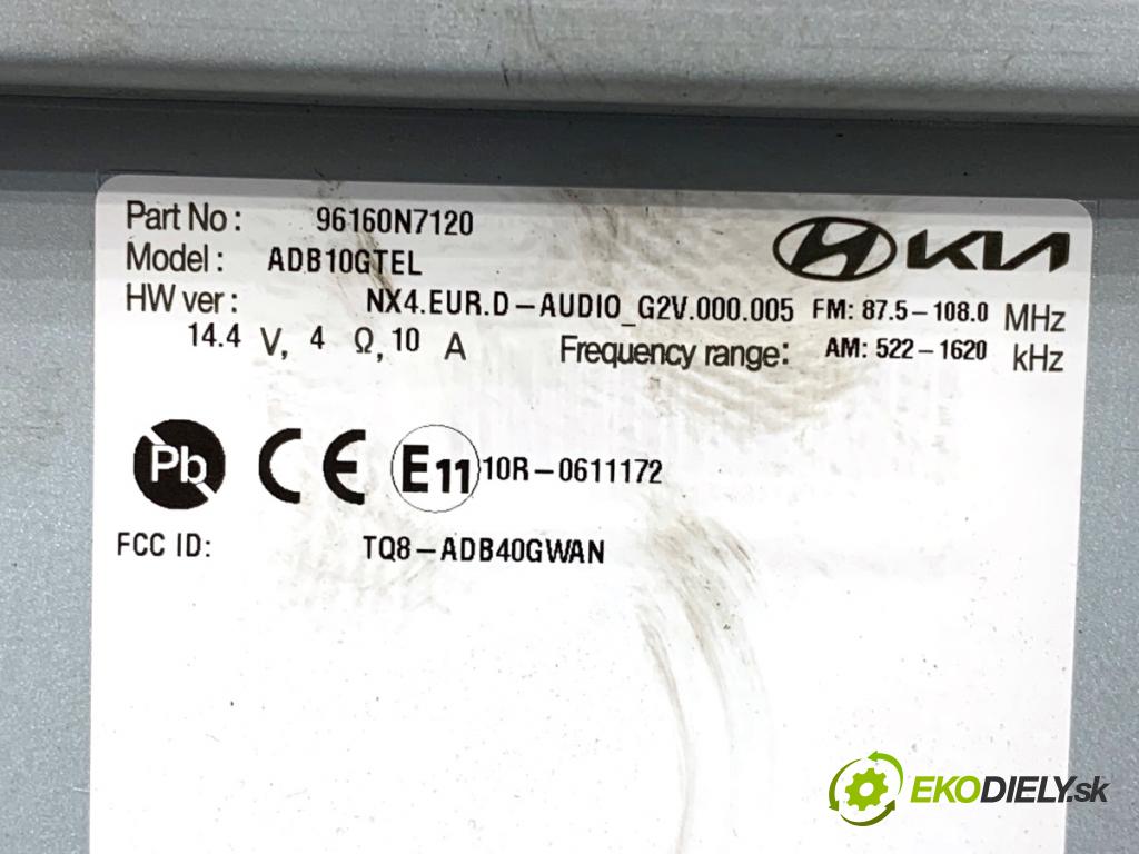 HYUNDAI TUCSON SUV 2022 110 kW 1.6 T-GDi 1598 RADIO 96160N7120 (Audio zariadenie)