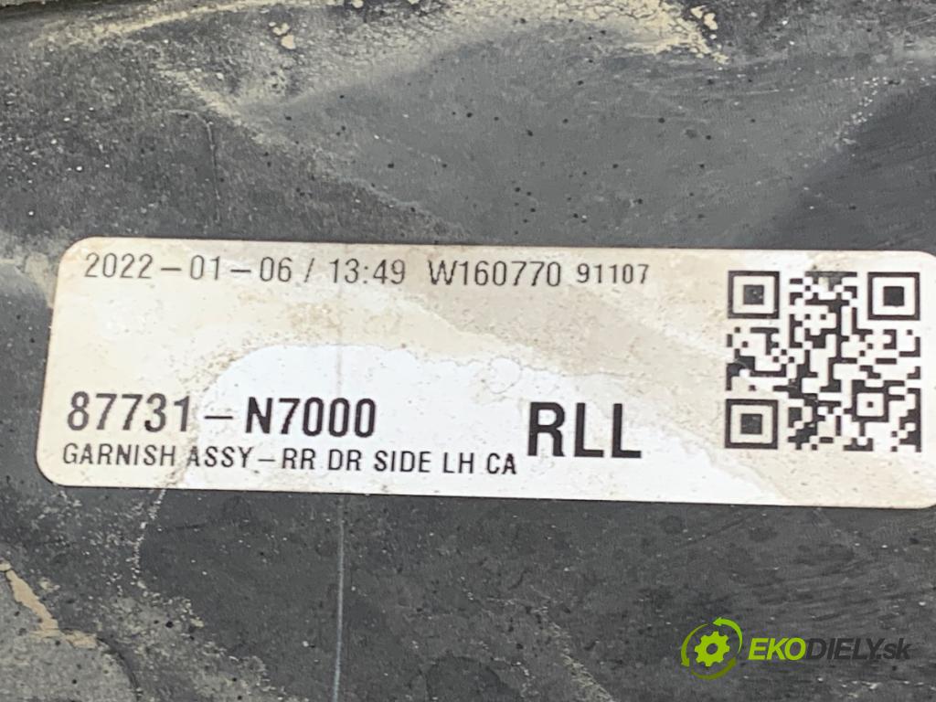 HYUNDAI TUCSON SUV 2022 110 kW 1.6 T-GDi 1598 Lišta Dvere zad ľavá strana 87731-N7000