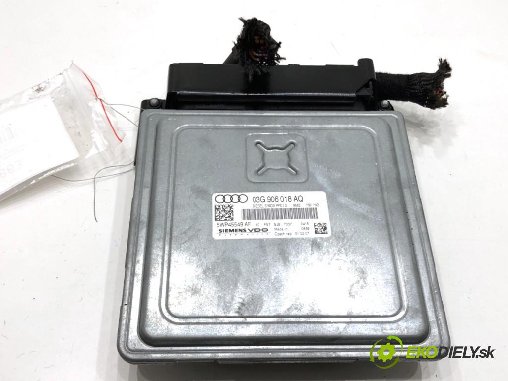 AUDI A4 B7 Kombi 2007 125 kW 2.0 TDI quattro 1968 riadiaca jednotka Motor 03G906018AQ (Riadiaca jednotka)
