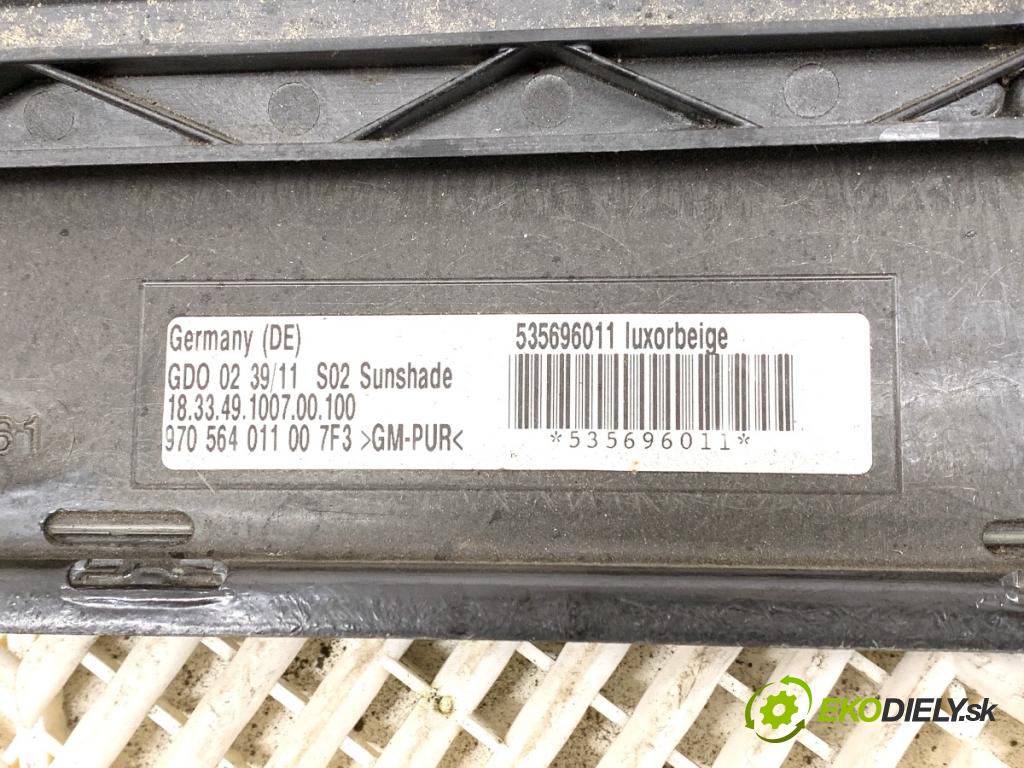 PORSCHE PANAMERA liftback 2012 294 kW 4.8 4S 4806 strešné okno 97056401100 (Sklo karosérie)