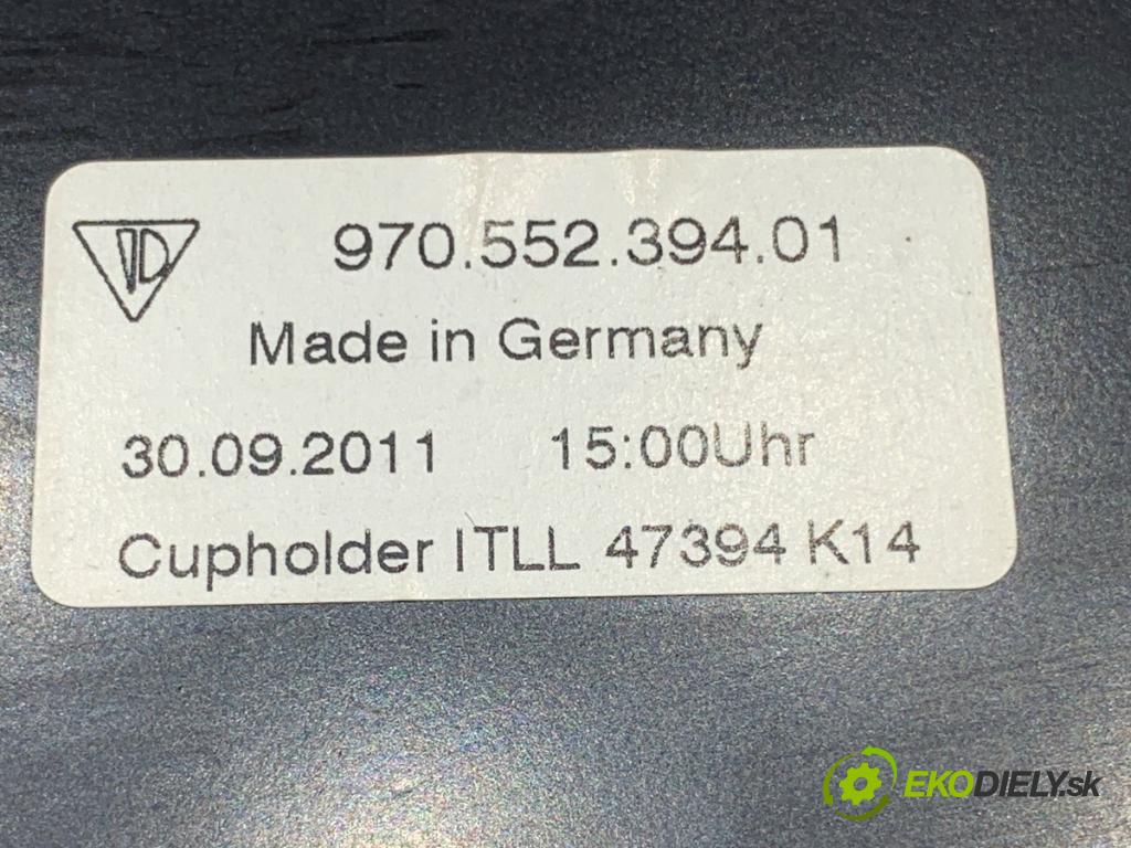 PORSCHE PANAMERA liftback 2012 294 kW 4.8 4S 4806 Držiak na nápoje 97055239401 (Držiak (úchyt) na nápoje)