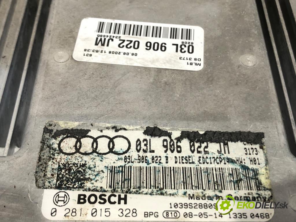 AUDI A4 B8 Kombi 2008 105 kW 2.0 TDI 1968 riadiaca jednotka Motor 03L906022JM (Riadiaca jednotka)