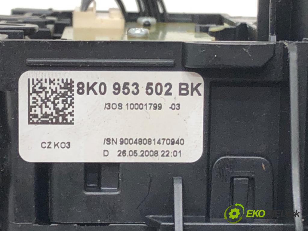 AUDI A4 B8 Kombi 2008 105 kW 2.0 TDI 1968 Prepínač kombinovaný 8K0953502BK (Prepínacie páčky pod volantom)