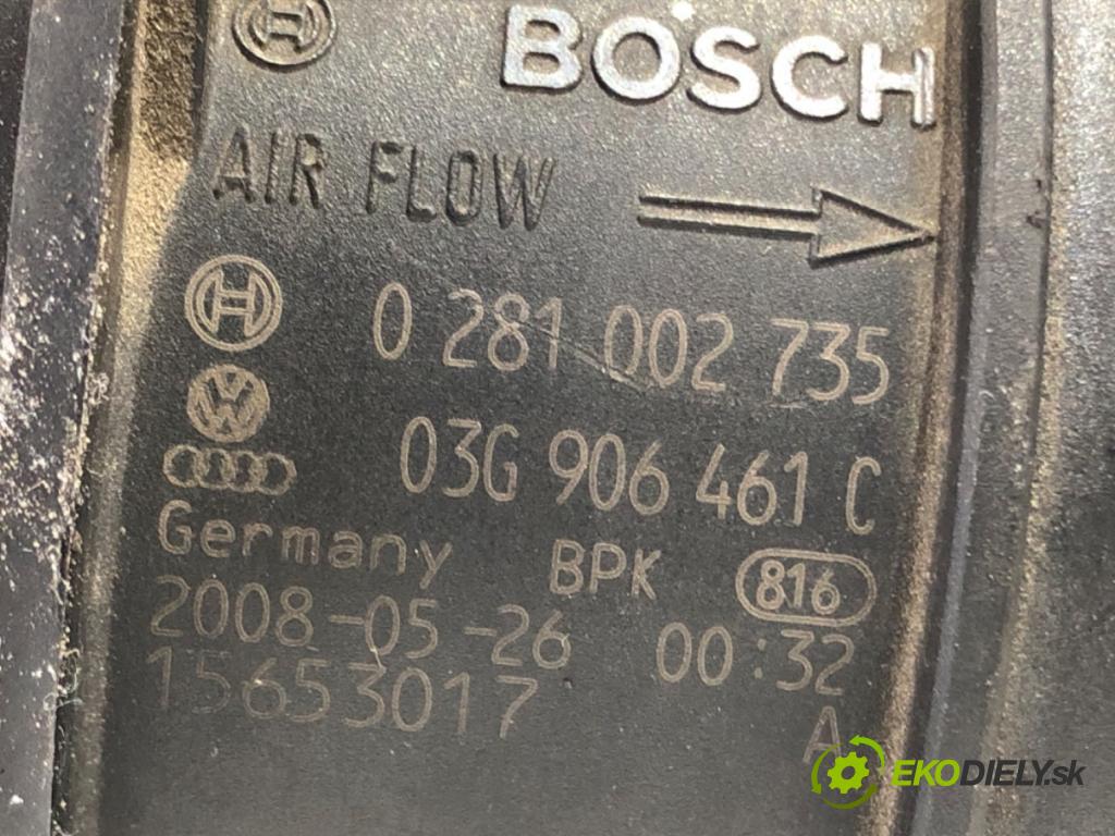 AUDI A4 B8 Kombi 2008 105 kW 2.0 TDI 1968 Váha vzduchu 03G906461C (Váha vzduchu)