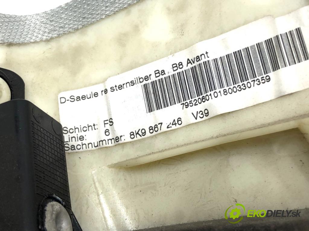 AUDI A4 B8 Kombi 2008 105 kW 2.0 TDI 1968 Clona stĺpika zad pravá 8K9867246