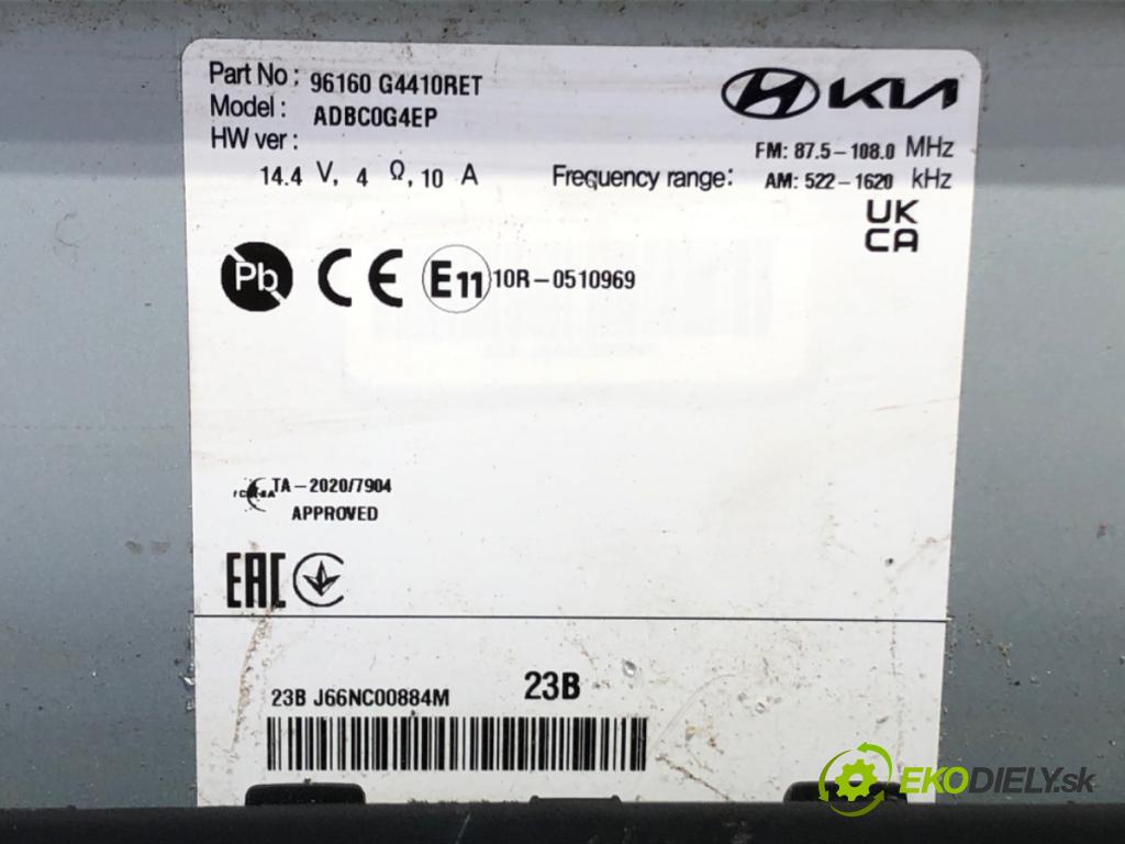 HYUNDAI i30 liftback 2023 88 kW 1.0 T-GDI 998 RADIO Dislpej 96160G4410RET