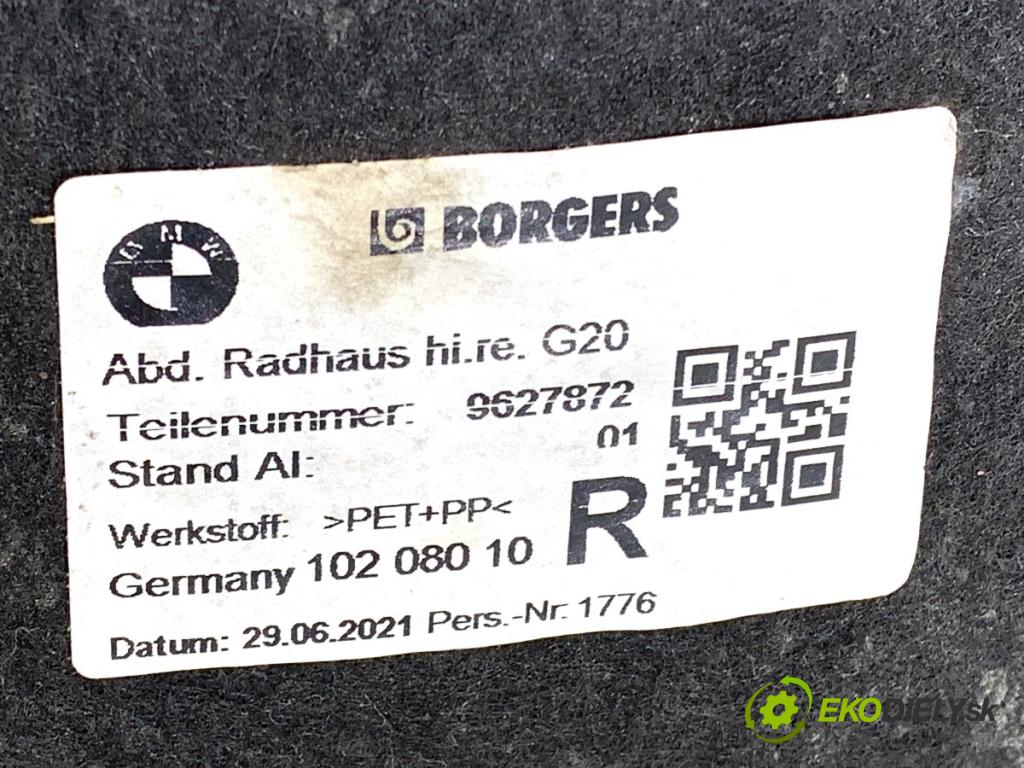 BMW G21 Kombi 2021 190 kW 330 i 1998 podblatník pravý zadní část 9627872