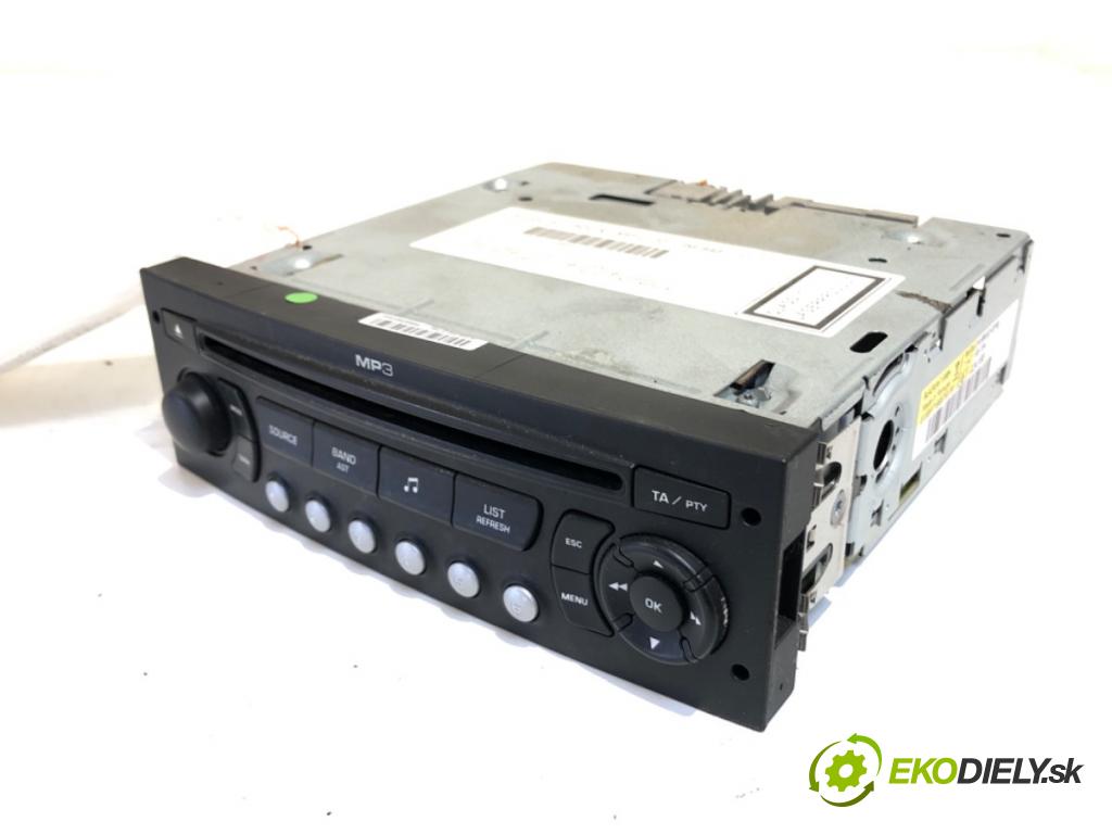 CITROEN C5 III sedan 2008 80 kW 1.6 HDi 110 1560 RADIO 7647196394 (Audio zariadenie)