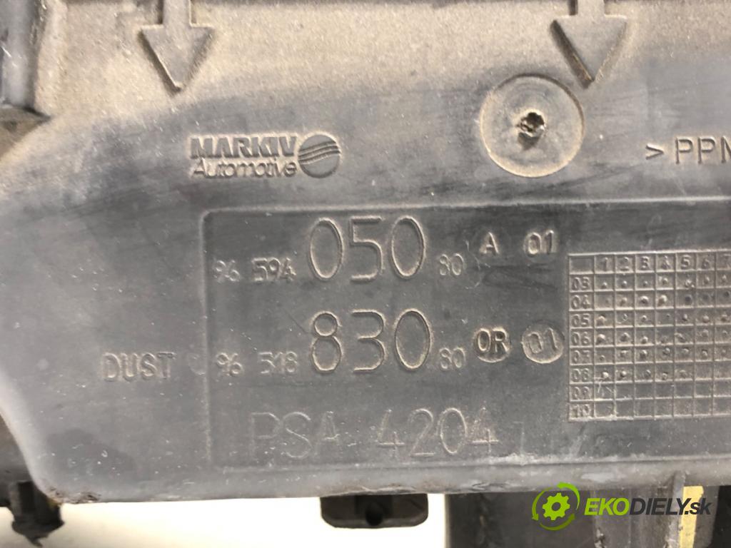 CITROEN C5 III sedan 2008 80 kW 1.6 HDi 110 1560 Obal filtra vzduchu 9659405080 (Obal filtra vzduchu)
